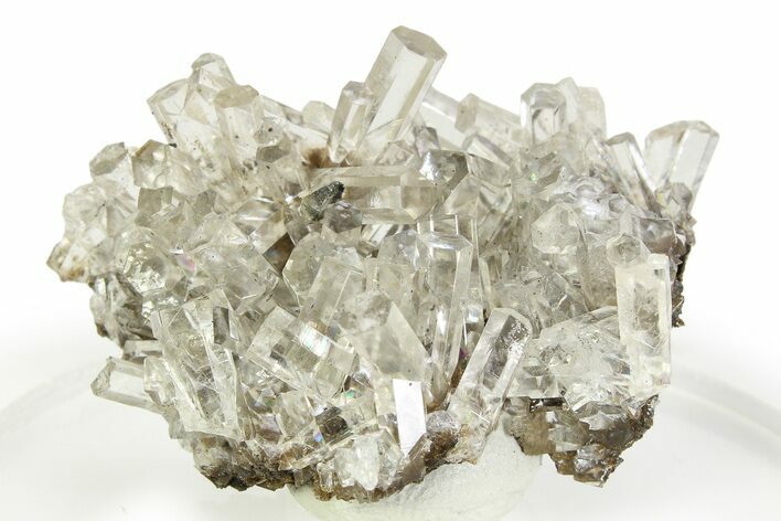 Glassy Hexagonal Calcite Crystal Cluster - China #351352